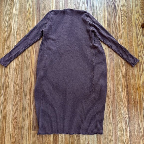 Cozy Brown Ribbed Loungeware Set - Picture 9 of 13